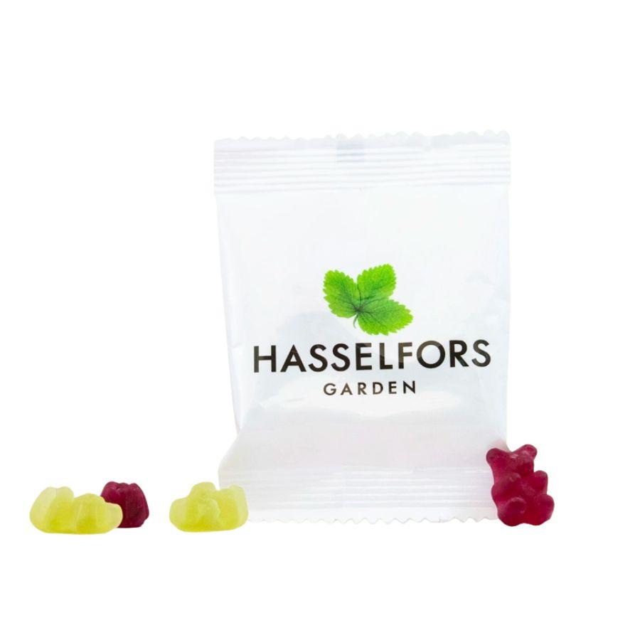Liten godispåse med gelegodis